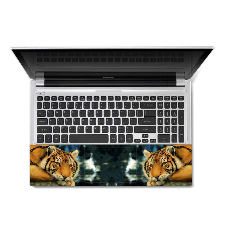 Full Panel Laptop Skin - Tiger Watching