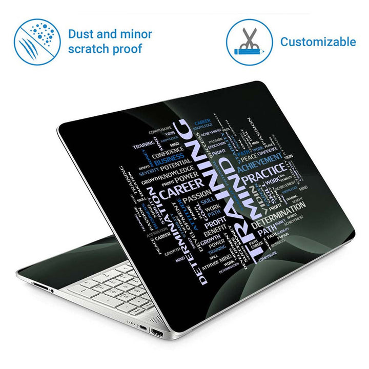 Full Panel Laptop Skin - Training Mind