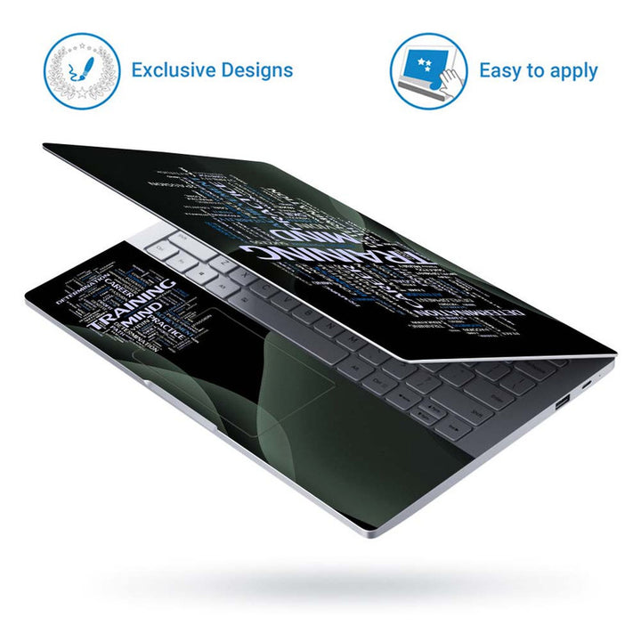 Full Panel Laptop Skin - Training Mind