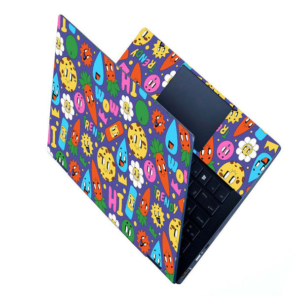 Full Panel Laptop Skin - Trendy