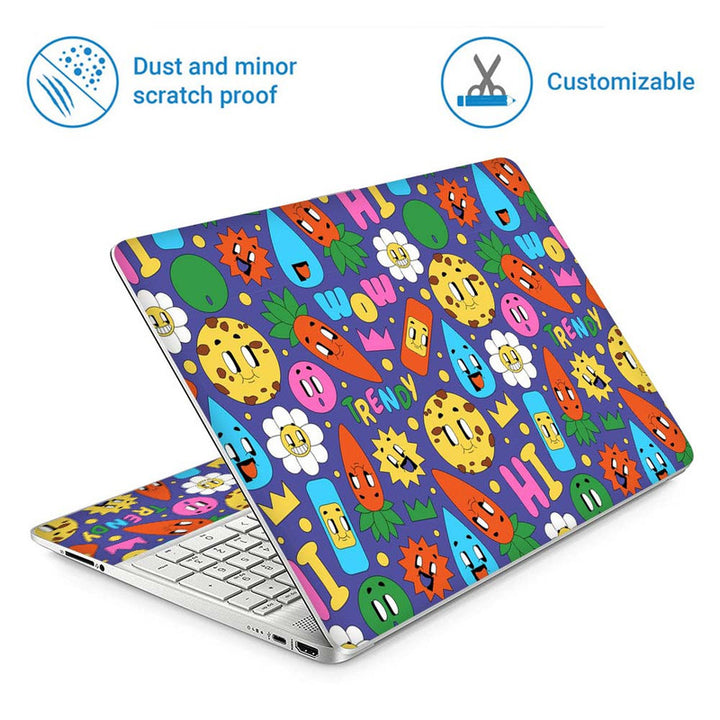 Full Panel Laptop Skin - Trendy