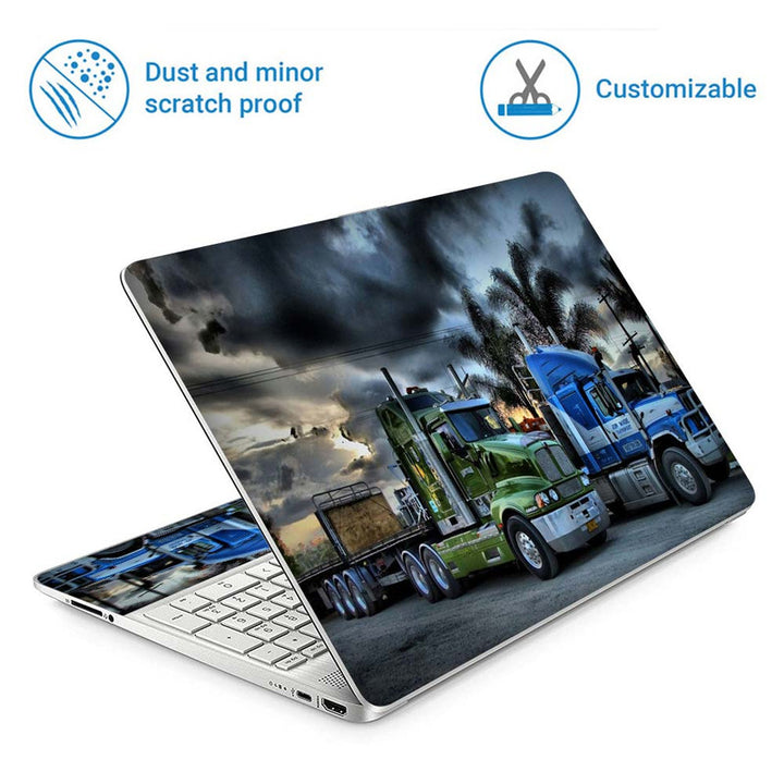 Full Panel Laptop Skin - Truckers