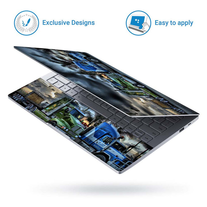 Full Panel Laptop Skin - Truckers