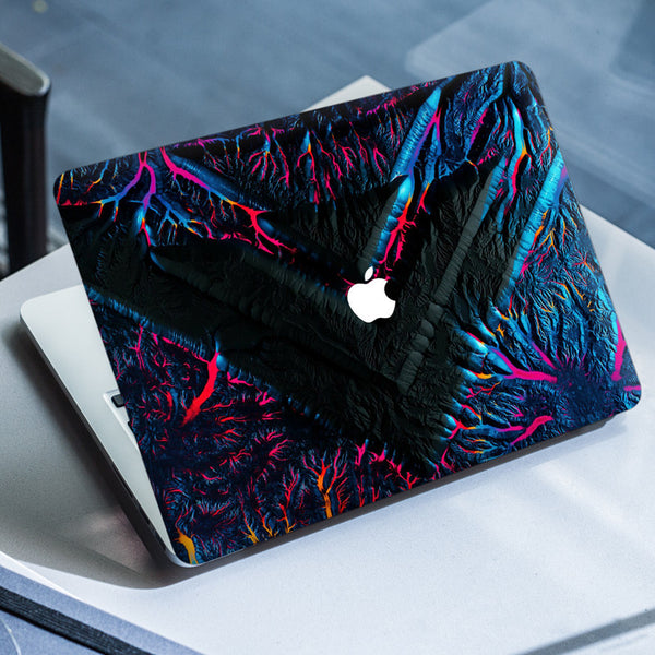 Laptop Skin for Apple MacBook - V Shape Lava Design - SkinsLegend