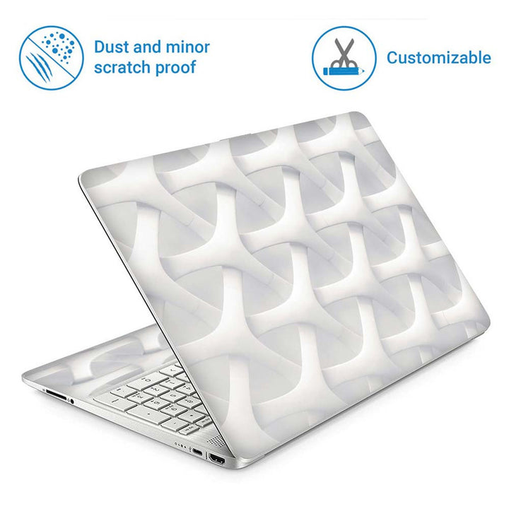 Full Panel Laptop Skin - White Bonding