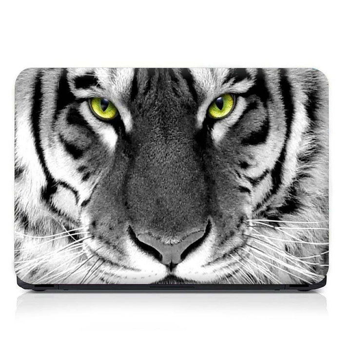 Full Panel Laptop Skin - White Tiger