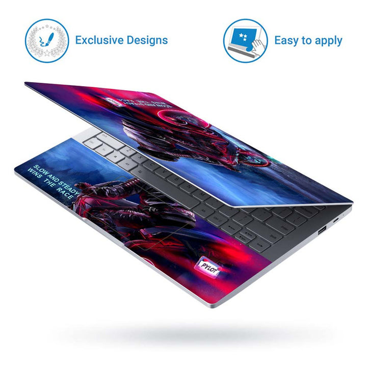 Full Panel Laptop Skin - Wins the Race