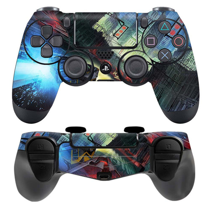 Skin Wrap Vinyl Sticker for DualShock 4 Wireless Controller- Wipe Out