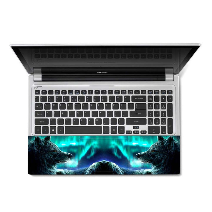 Full Panel Laptop Skin - Wolf Art