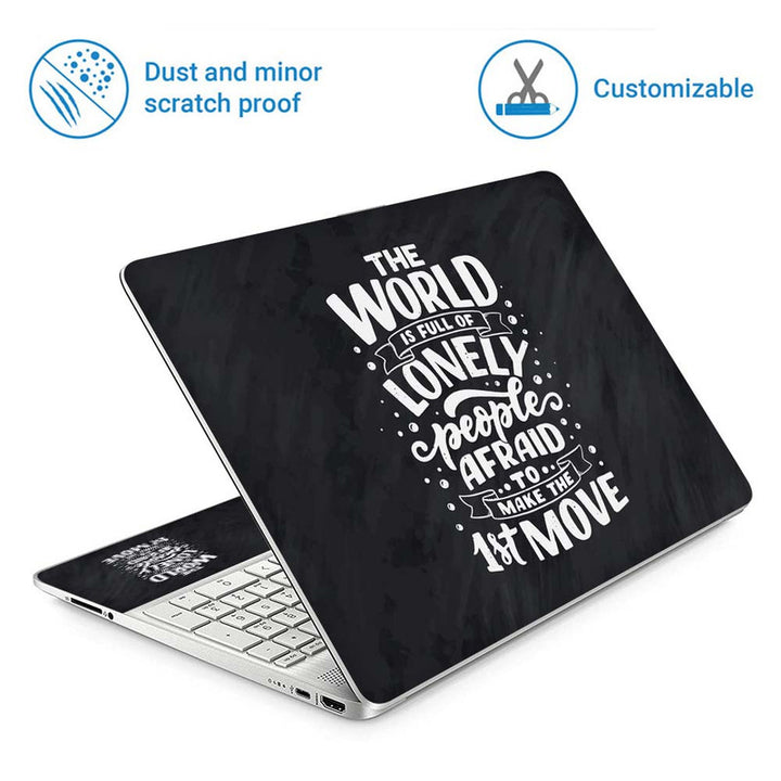 Full Panel Laptop Skin - World Move