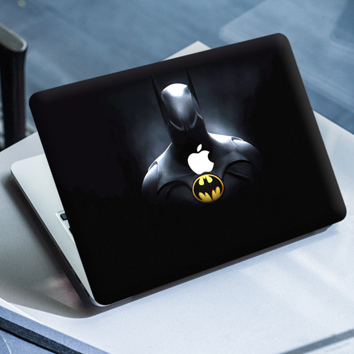 Laptop Skin for Apple MacBook - Yellow Batman Logo - SkinsLegend