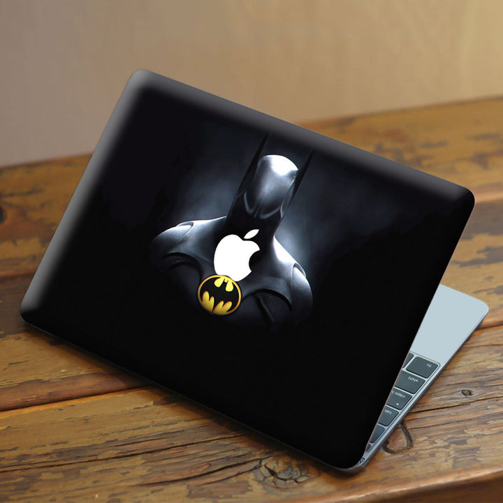 Laptop Skin for Apple MacBook - Yellow Batman Logo - SkinsLegend