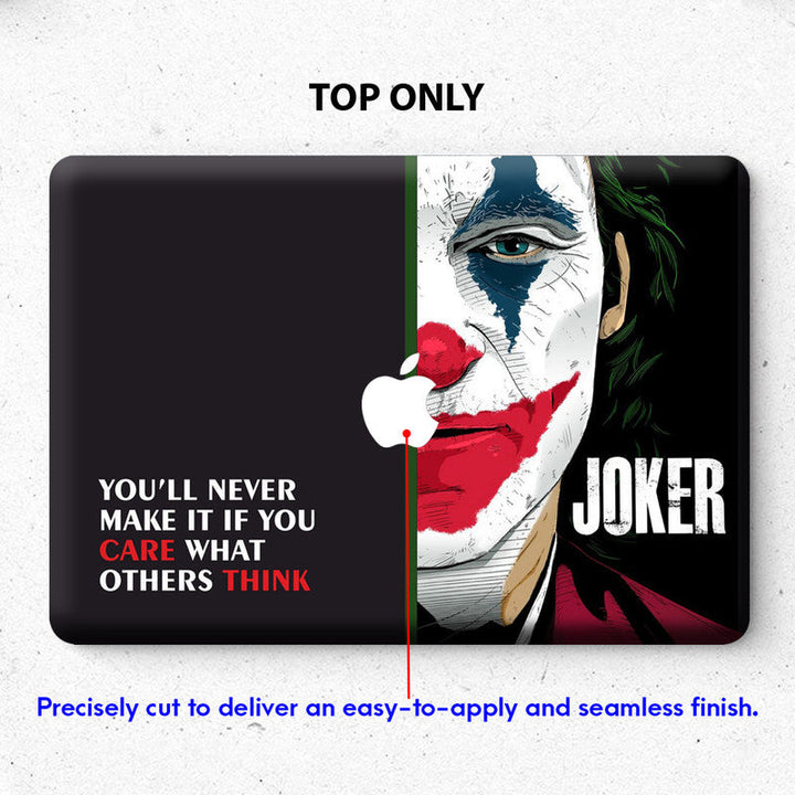 Laptop Skin for Apple MacBook - You Never Make It Joker - SkinsLegend