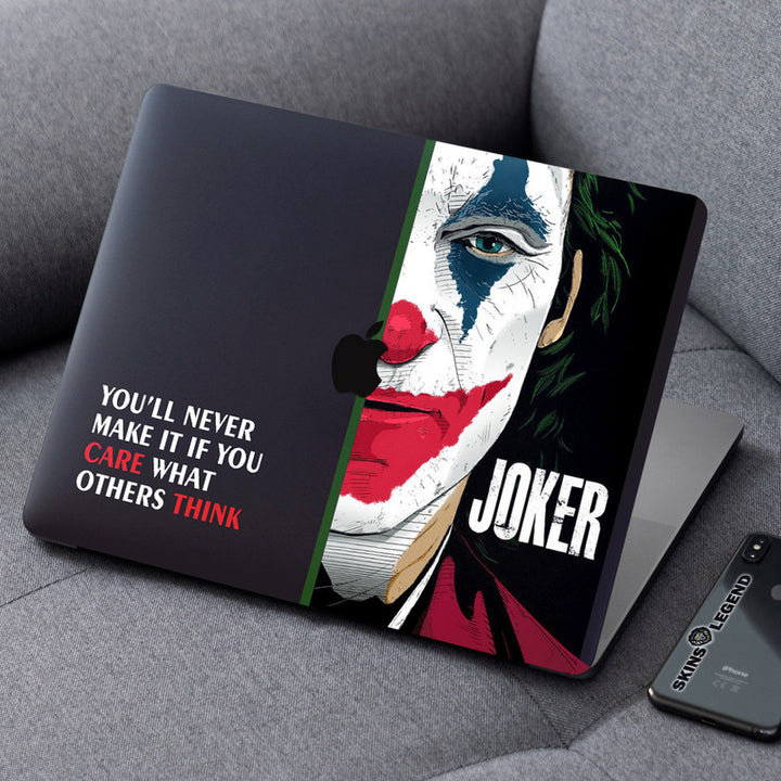 Laptop Skin for Apple MacBook - You Never Make It Joker - SkinsLegend