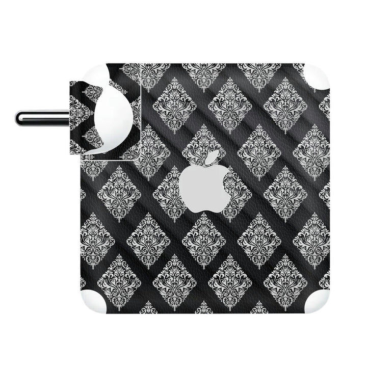 Charger Skin - Floral on 3D Black