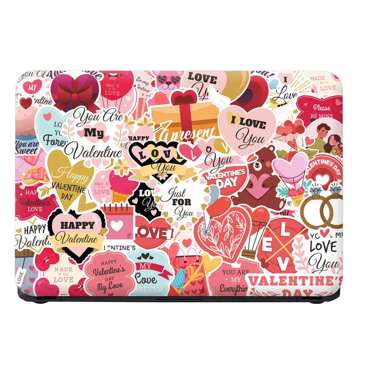 Laptop Skin - My Love Forever Sticker Bomb