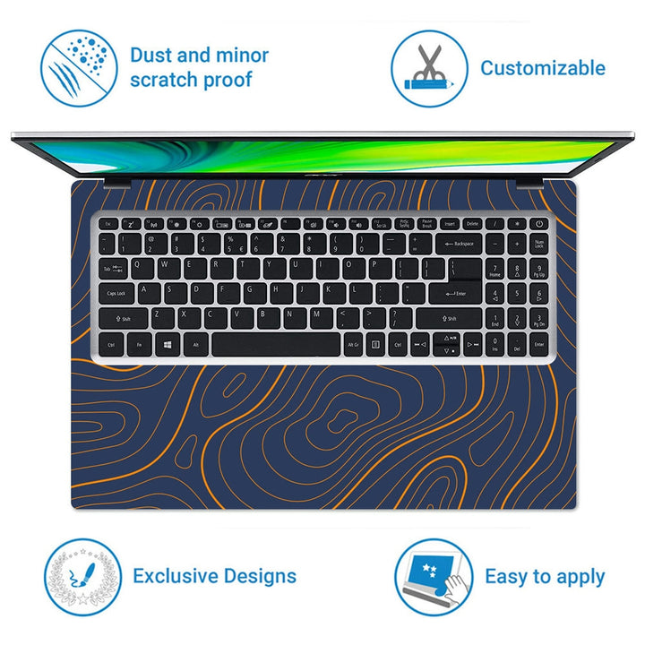 Laptop Skin - Topography Pattern TP08