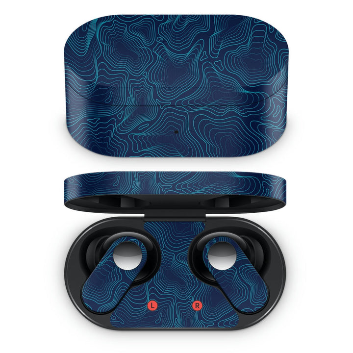 Oneplus Nord Buds Earbud Skin - Topography Pattern TP06