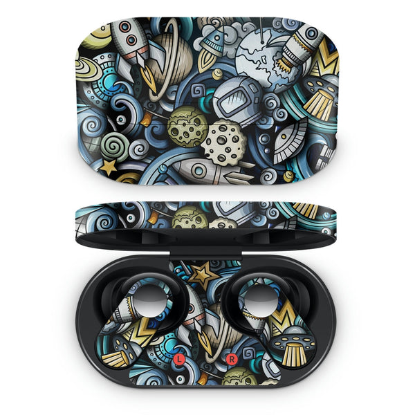 Oneplus Nord Buds Earbud Skin - Space Doodle