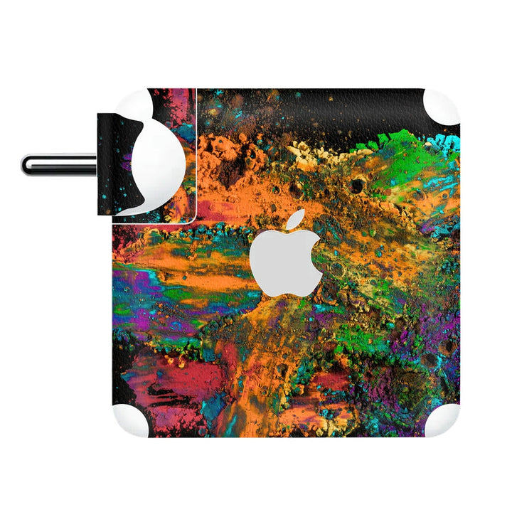 Charger Skin - Explosion Colored Powder Black Surface