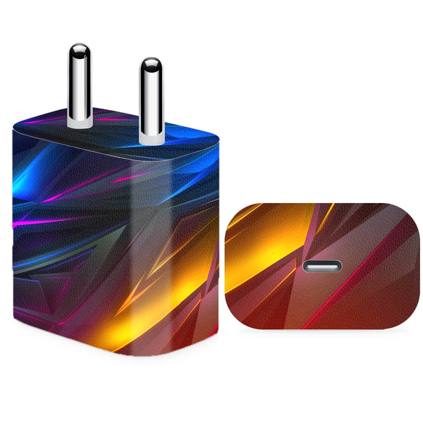 Charger Skin - Multicolor 3D Abstract