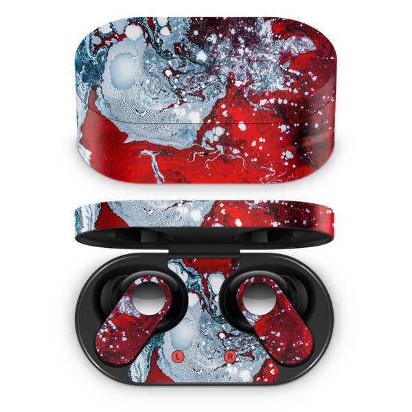 Oneplus Nord Buds Earbud Skin - Red Watercolor Art