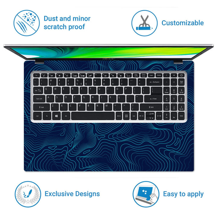 Laptop Skin - Topography Pattern TP06