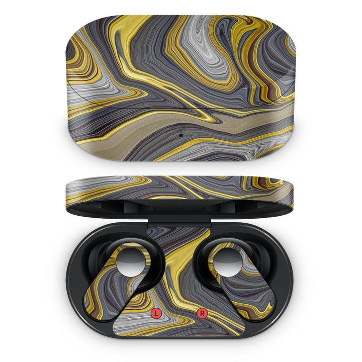 Oneplus Nord Buds Earbud Skin - Yellow Grey Radiant