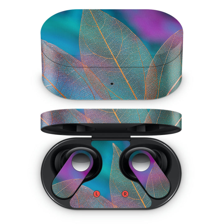 Oneplus Nord Buds Earbud Skin - Transparent Vivid Autumn Leaves