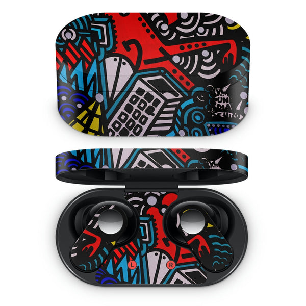 Oneplus Nord Buds Earbud Skin - Street Art Lines