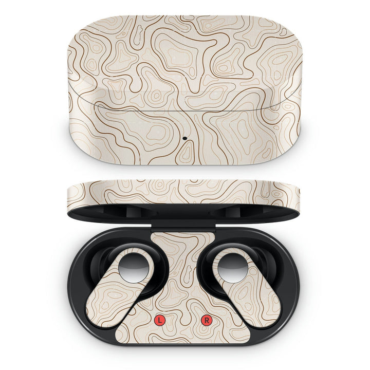 Oneplus Nord Buds Earbud Skin - Topography Pattern TP11