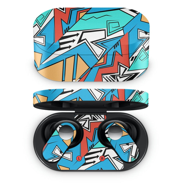 Oneplus Nord Buds Earbud Skin - Three Black Arrows Abstract