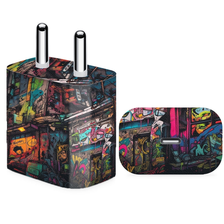 Charger Skin - Colorful Graffitied Building