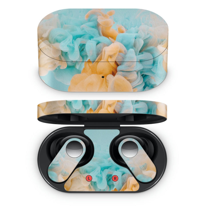 Oneplus Nord Buds Earbud Skin - Light Blue Multicolor Smoke