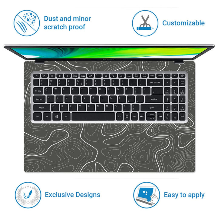 Laptop Skin - Topography Pattern TP01