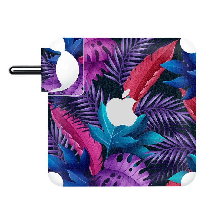 Charger Skin - UV_Pink Leaves Floral