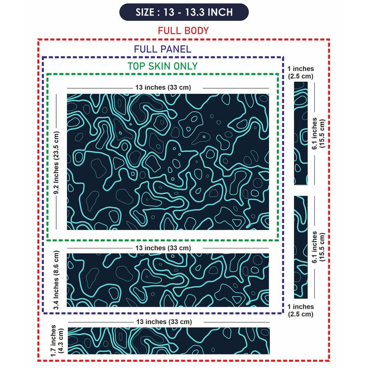 Laptop Skin - Topography Pattern TP20