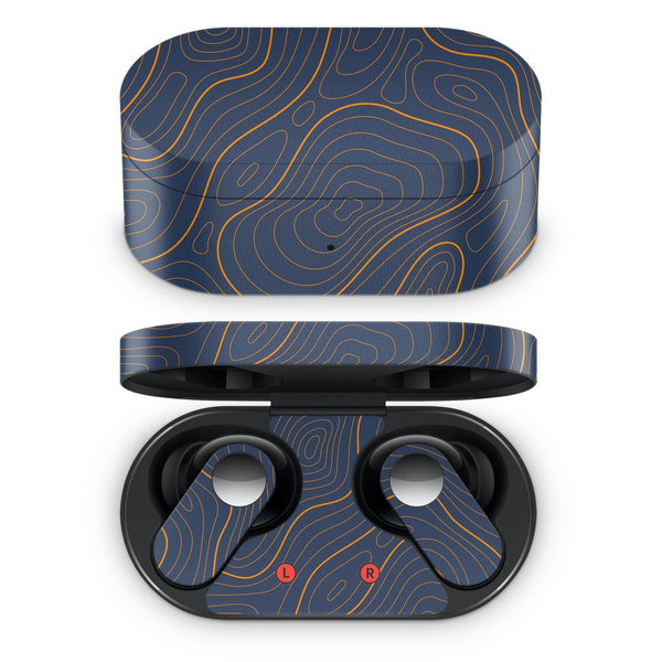 Oneplus Nord Buds Earbud Skin - Topography Pattern TP08