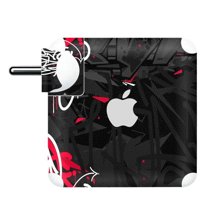 Charger Skin - Dark Black Flat Urban Street Graffiti