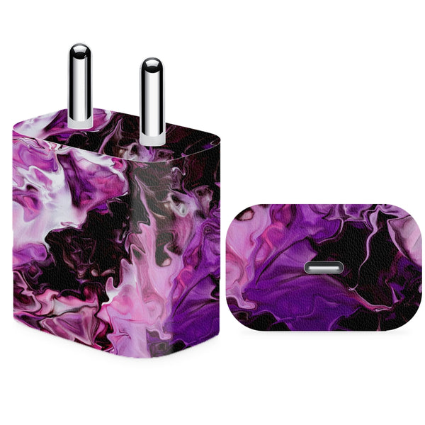 Charger Skin - Purple Shade Marble Series