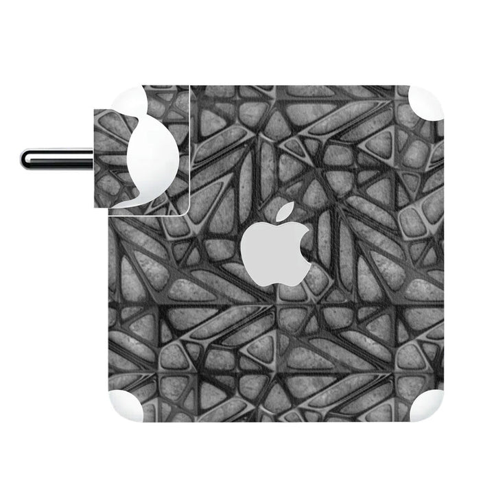 Charger Skin - Hard Net Design on Grey Wooden