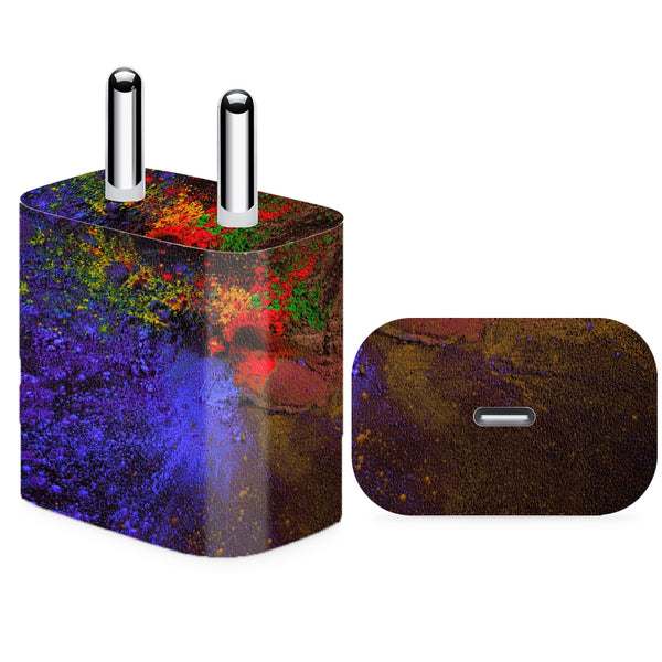 Charger Skin - Splatter Holi Color Powder