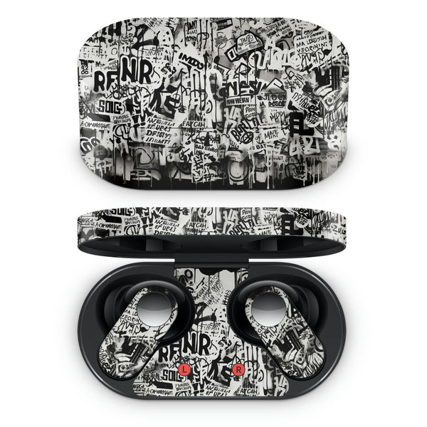 Oneplus Nord Buds Earbud Skin - Wall Covered Graffiti With Word