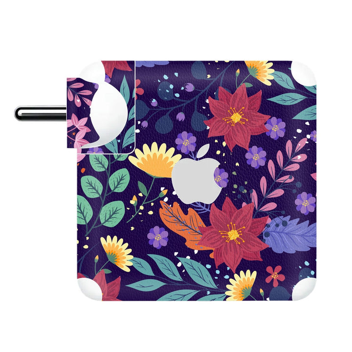 Charger Skin - Multi Floral on Purple