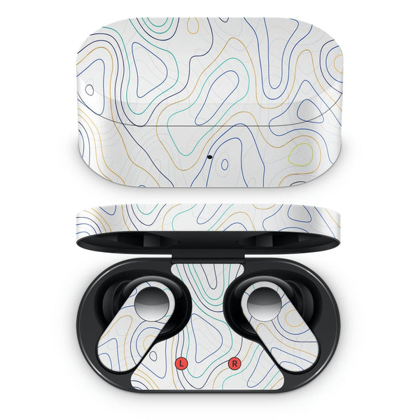 Oneplus Nord Buds Earbud Skin - Topography Pattern TP02