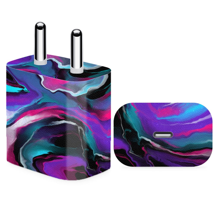 Charger Skin - Colourful Acrylic Paint Splash