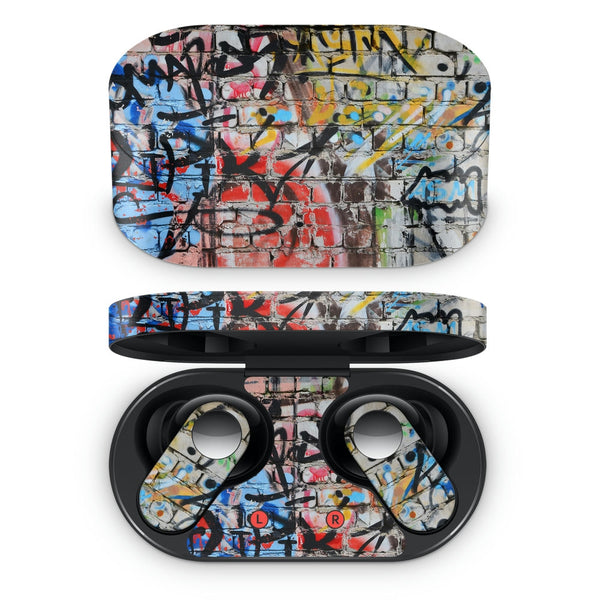 Oneplus Nord Buds Earbud Skin - Wall Decorated With Colorful Abstract Graffiti