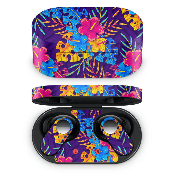 Oneplus Nord Buds Earbud Skin - Tropical Flowers and Leaves