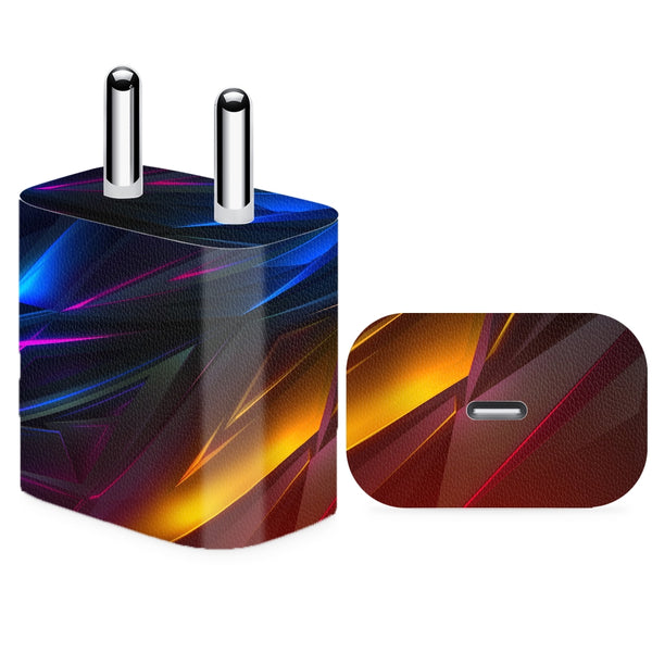 Charger Skin - Colorful 3D Pattern